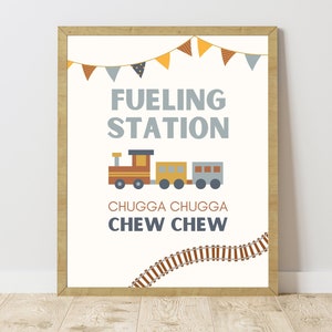 Train Party Sign | Train Birthday Party Decor | Train Birthday Sign | Train Party Decoration | Train Birthday Decor | Train Table Sign