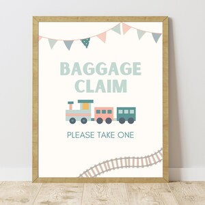 Train Birthday Sign Pink, Train Party Decor, Train Birthday Party Decor Girl, Train Party Sign Pink, Train Party Girl, Train First Birthday