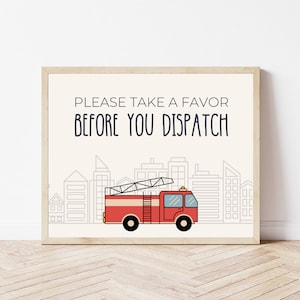 Fire Truck Birthday Decor, Firefighter Birthday Decor, Firetruck Party Decor, Fire Truck Party Decorations, Fire Fighter Birthday Party