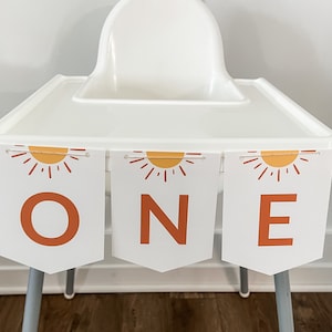 Erste Reise um die Sonne Ein Banner, erste Reise um die Sonne Hochstuhl Banner, erste Reise um die Sonne Dekor, erste Geburtstag Dekor