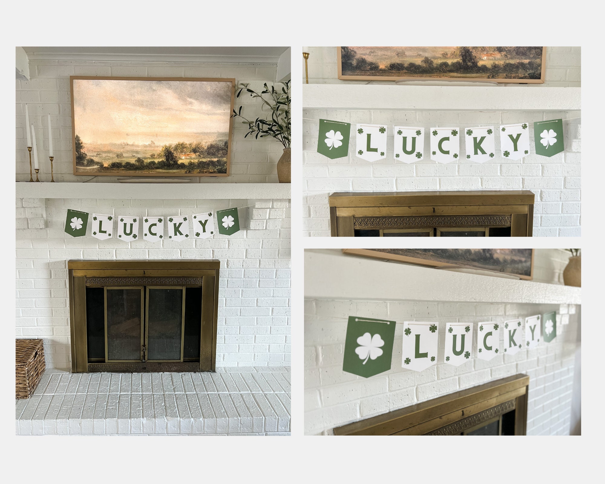 St Patrick s Day Banner Printable St Patrick s Day Etsy St Patrick s Day Banner Printable St Patrick s Day Etsy