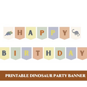 Dinosaurier Geburtstagsbanner, Dinosaurier Party Banner, Dinosaurier Geburtstagsdekor, Dinosaurier Dekorationen, Drei Rex Geburtstagsparty