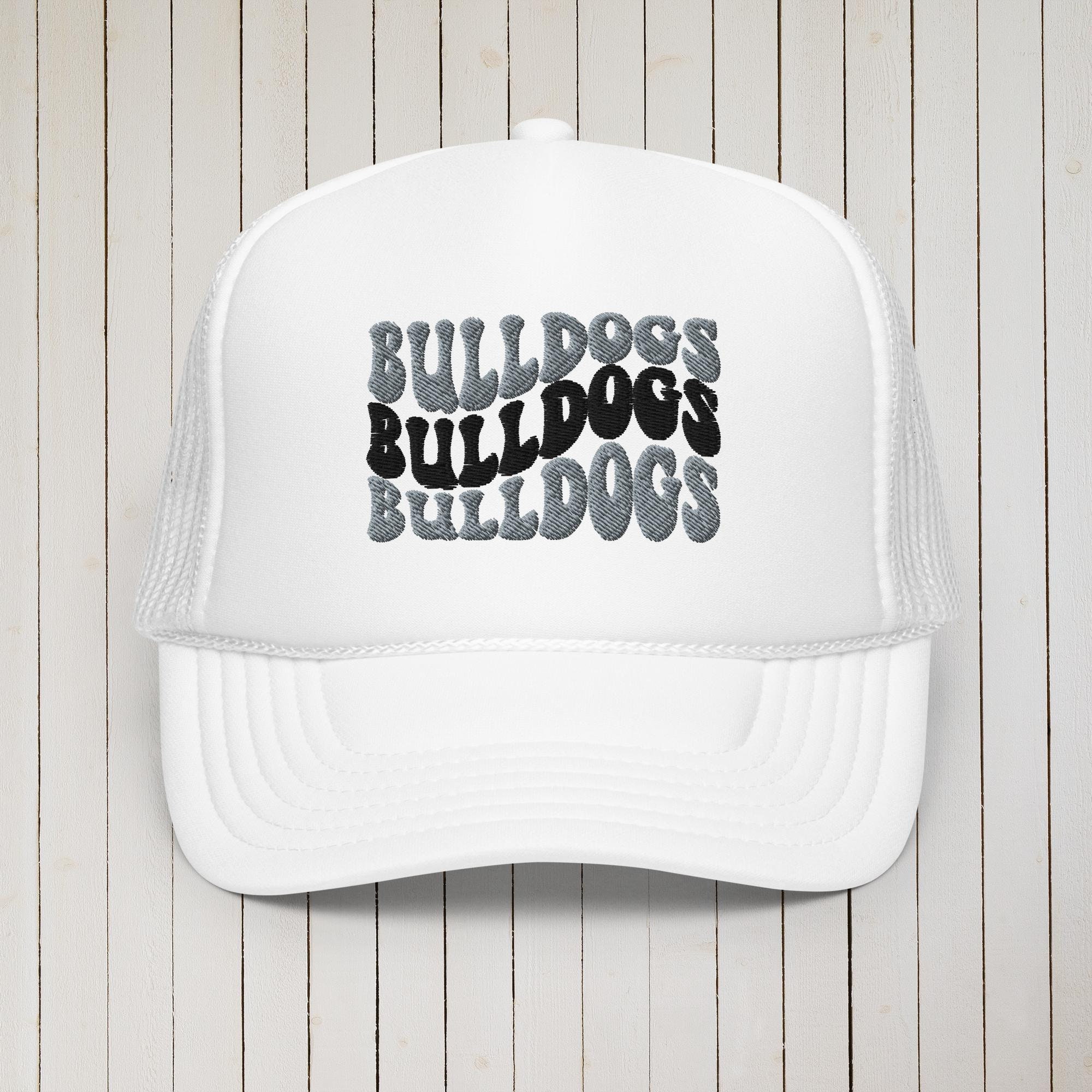 Bulldogs Embroidered Foam Trucker Hat Etsy