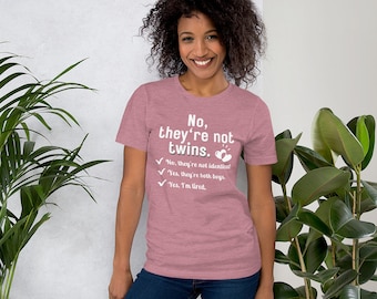 No, they're not twins shirt - Boys