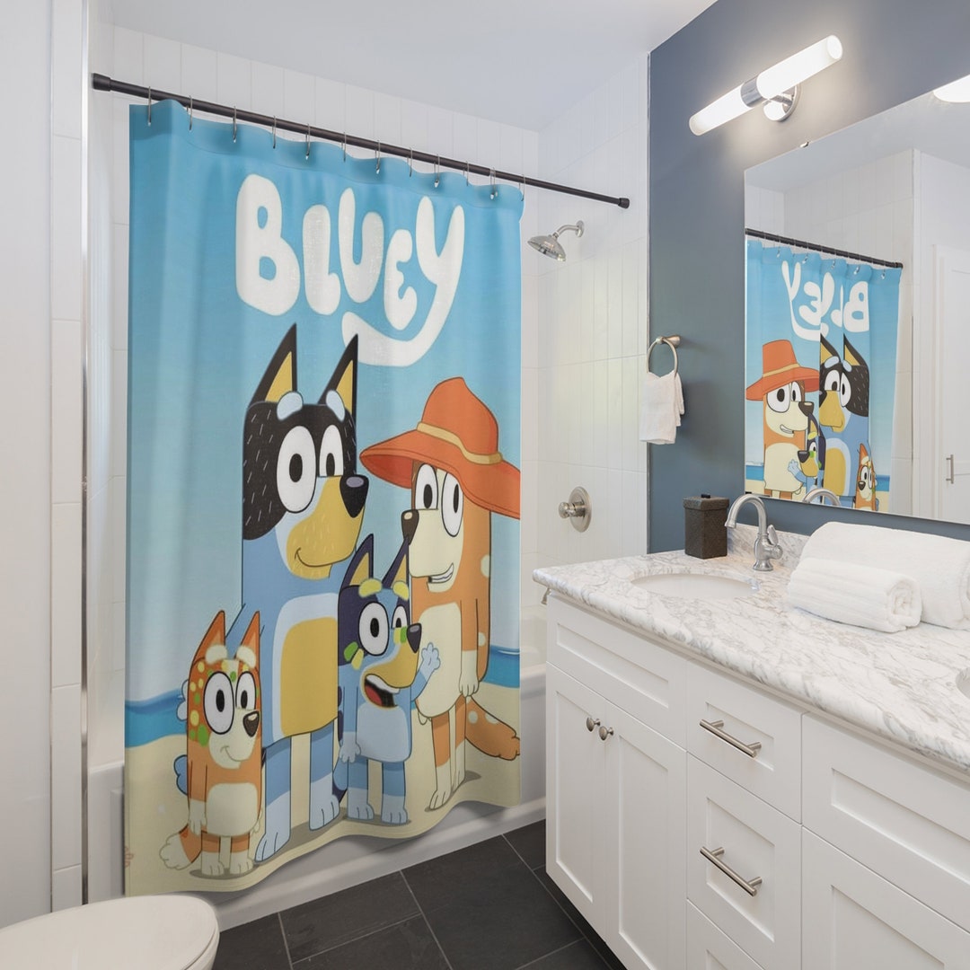 Bluey Shower Curtain Etsy