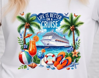 1 PNG, Cruise Watercolor Sublimation Digital Download, Cruise Png Designs for shirt, Cruise Vacation Png, Cruise Lovers, dtf png, dtf