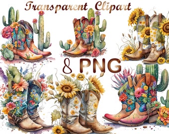 8 Cowgirl boots png,Cowgirl png design,western png design,watercolor boots,cowgirl png,cowgirl boots,western png,western cowgirl png
