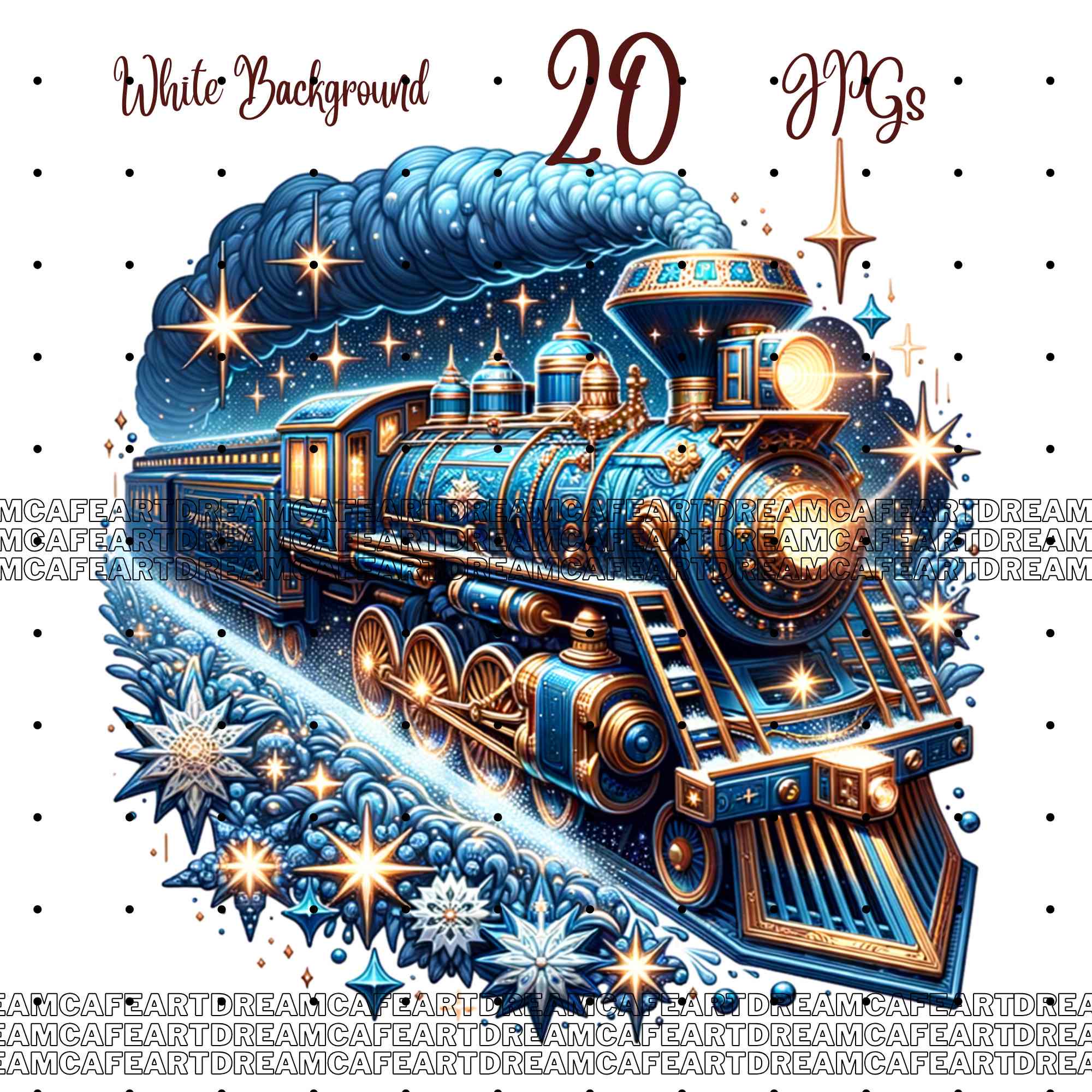 20 JPG Polar Express, Digital Download, Funny Christmas Clip Art, North ...