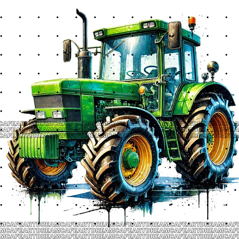 53 PNG Farm Tractors Clipart Bundle, Rustic Tractor Graphics Designs ...