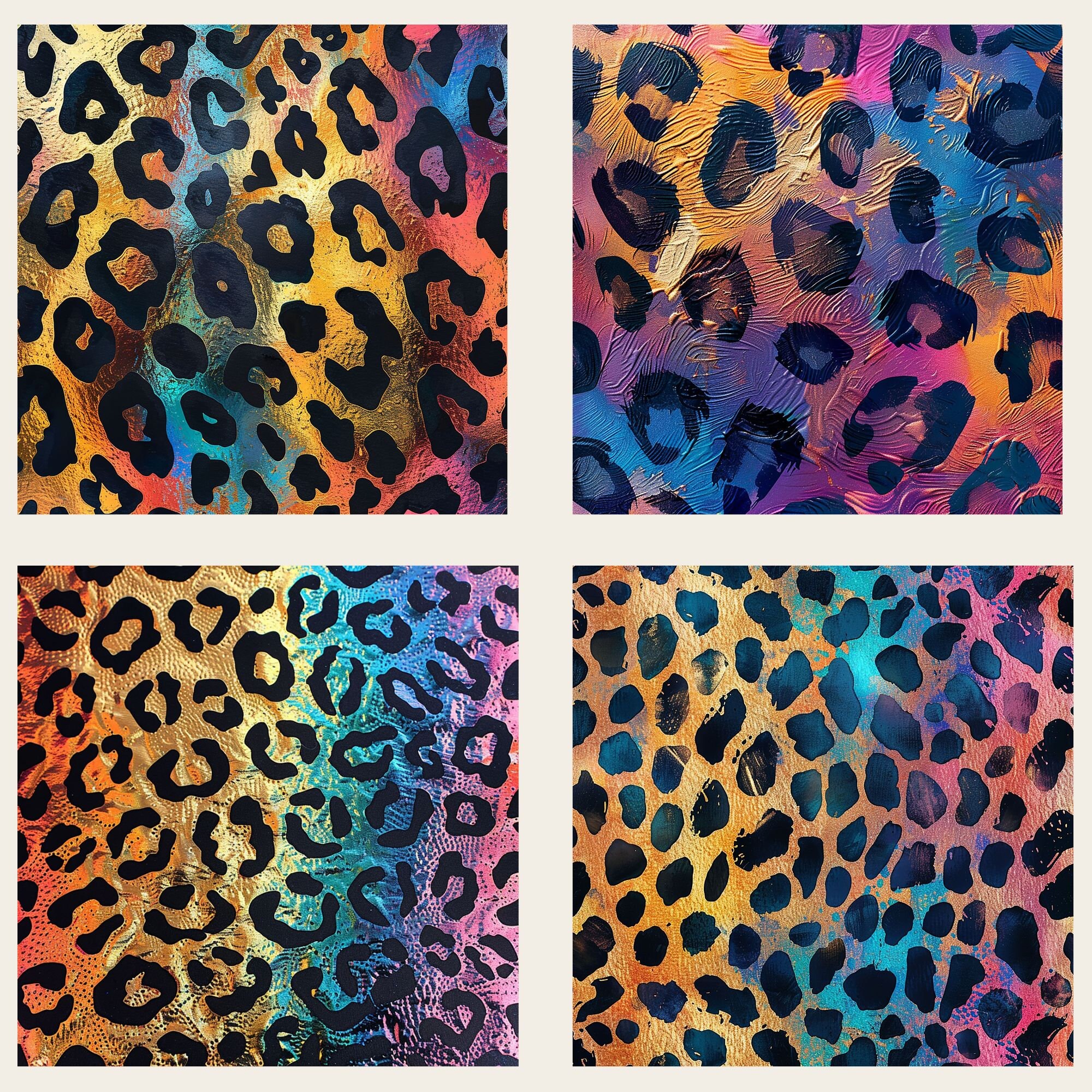 25 Printable Leopard Print Digital Paper,jpgs,leopard Background ...