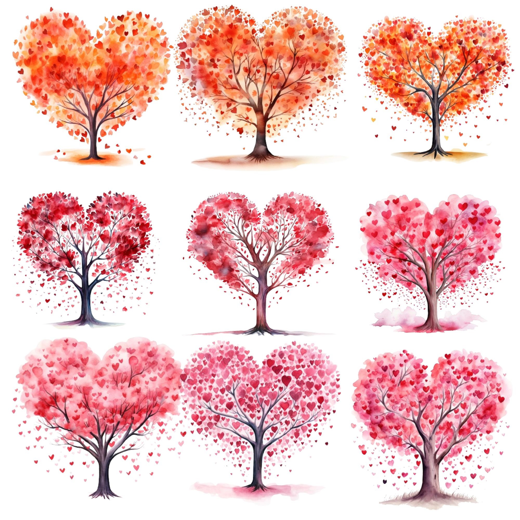 20 Valentine's Day PNG, Heart Tree Valentines Day Clip Art, Love ...