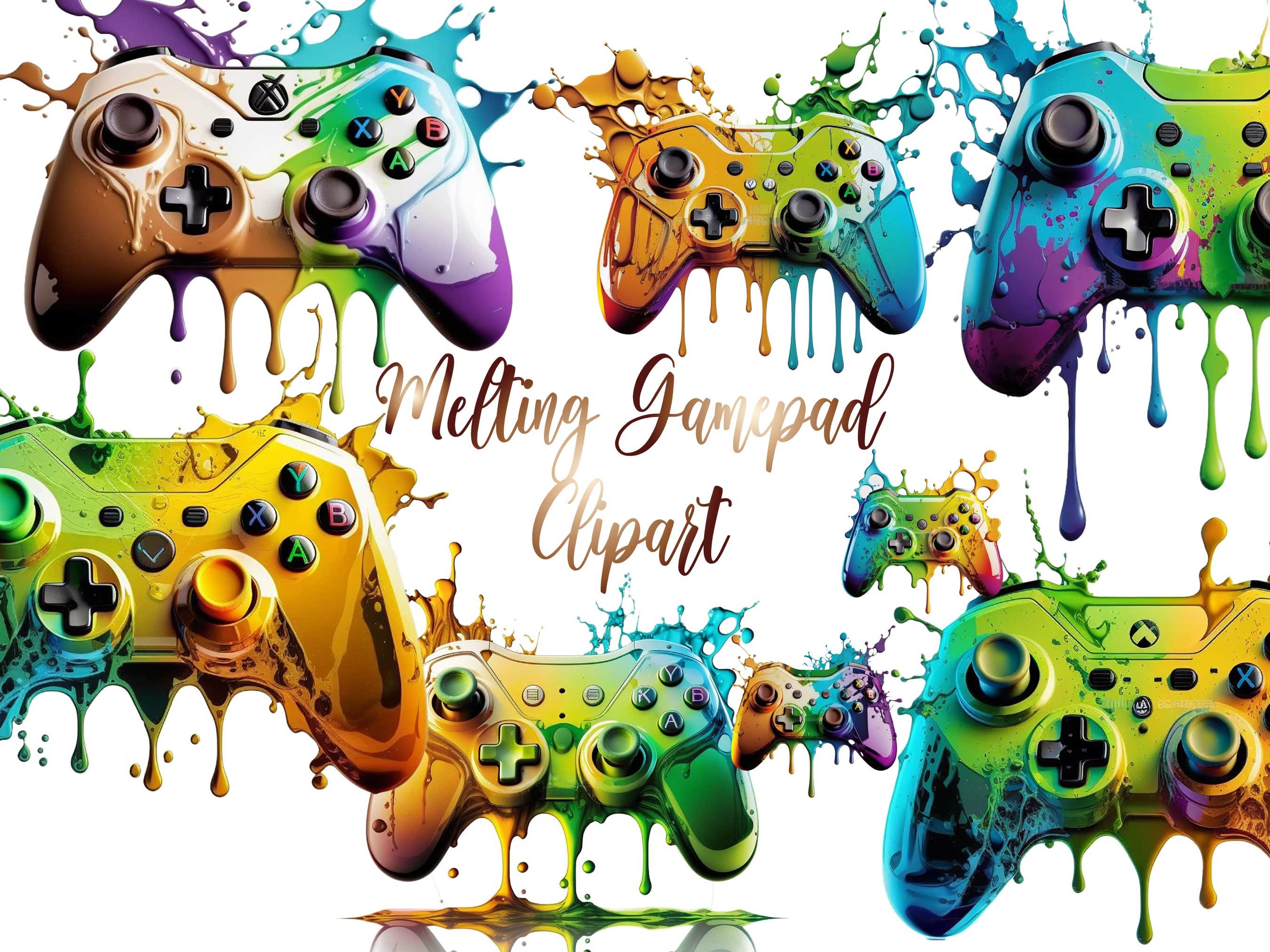 Game Controller Clipart Game Controller Png Gamer Png Gamer - Etsy UK