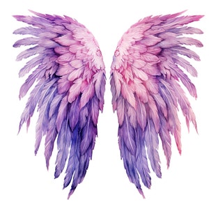 16 Angel Wings Clipart PNG, White Wings PNG, Fairy Wings, Custom ...
