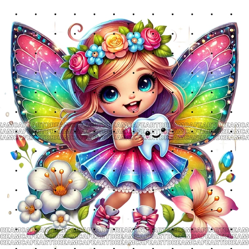 38 PNG Tooth Fairies Clipart Bundle, Dentist Fairy Graphics Design ...