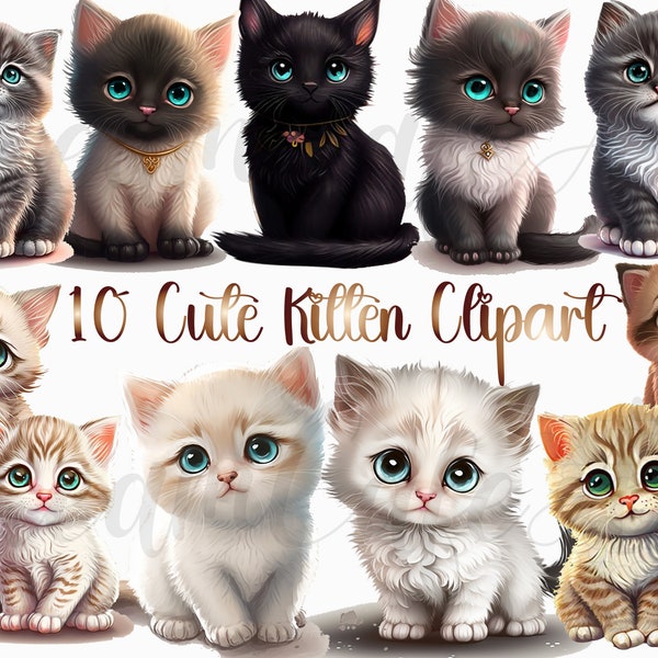Kitten Watercolor - Etsy