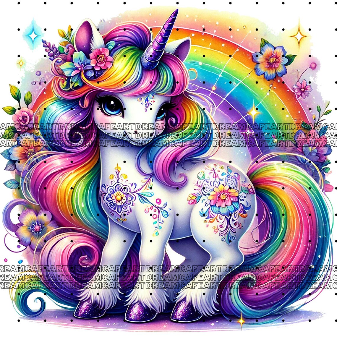 15 PNG Baby Unicorn Watercolor Clipart, Unicorn Сlip Art, Cute Unicorn ...