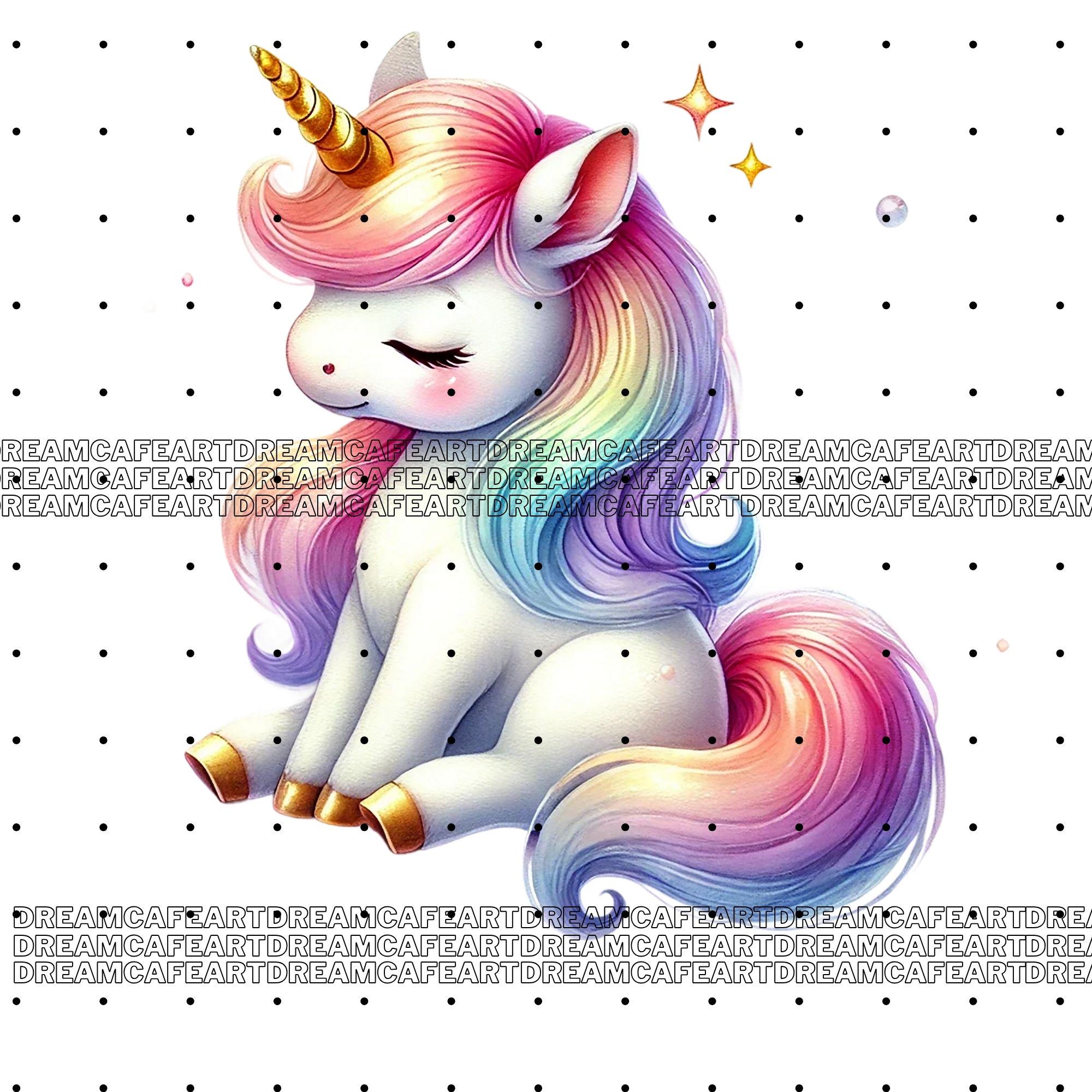 50 PNG Baby Unicorns Clipart Bundle, Magical Unicorn Graphics,cute ...