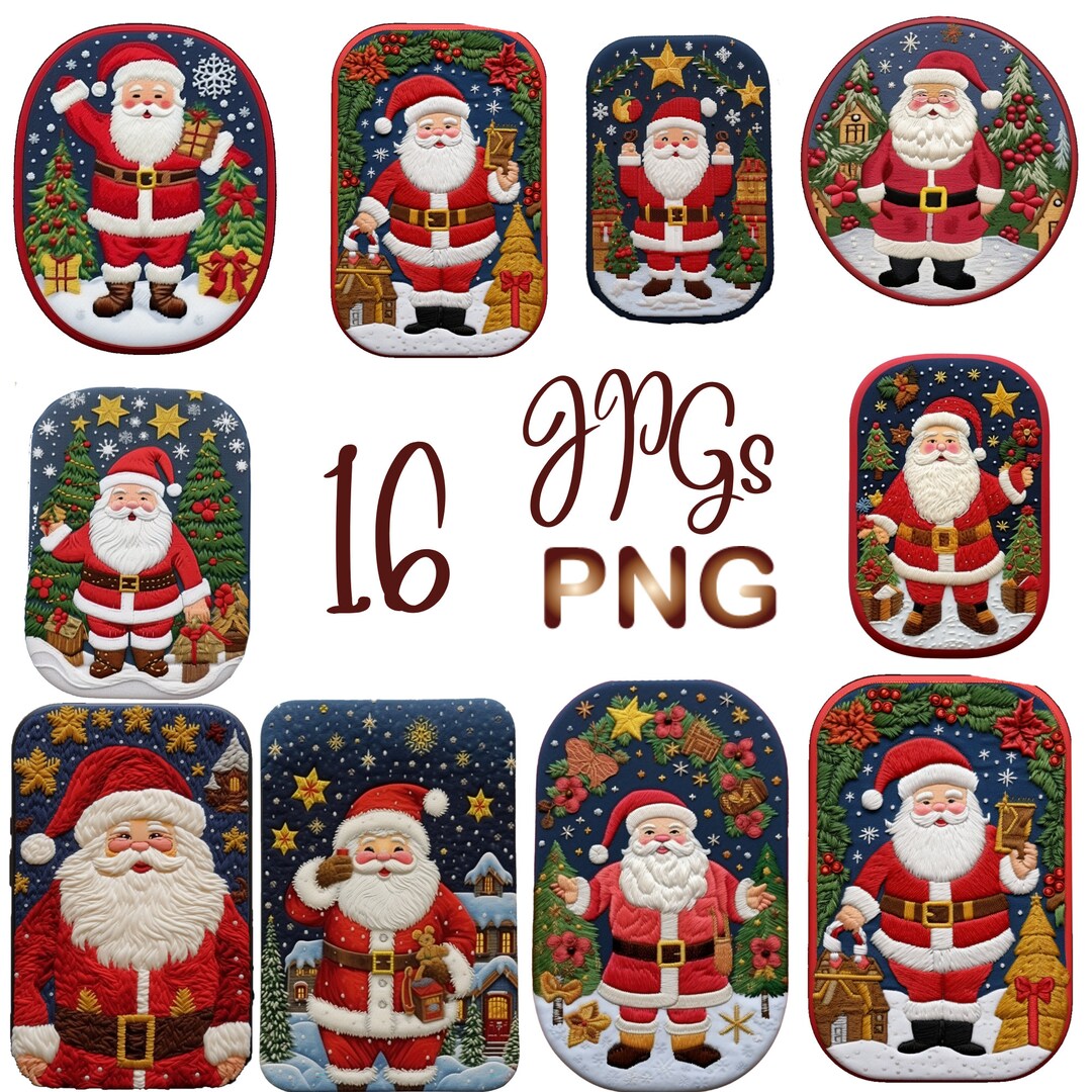 3D Christmas Tags Labels Clipart Bundle PNG and Printable Gift - Etsy