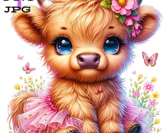 1 PNG, cute highland cow png, cute highland cow sublimation,highland cow painting,cute highland cow sublimation,Sublimation,dtf png,dtf