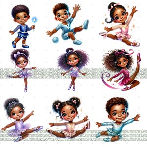 65 Gymnastics png, gymnastics clipart, gymnastics girl clipart, black girl gymnastics clipart,gymnastics girls clipart,black girl clipart image 8