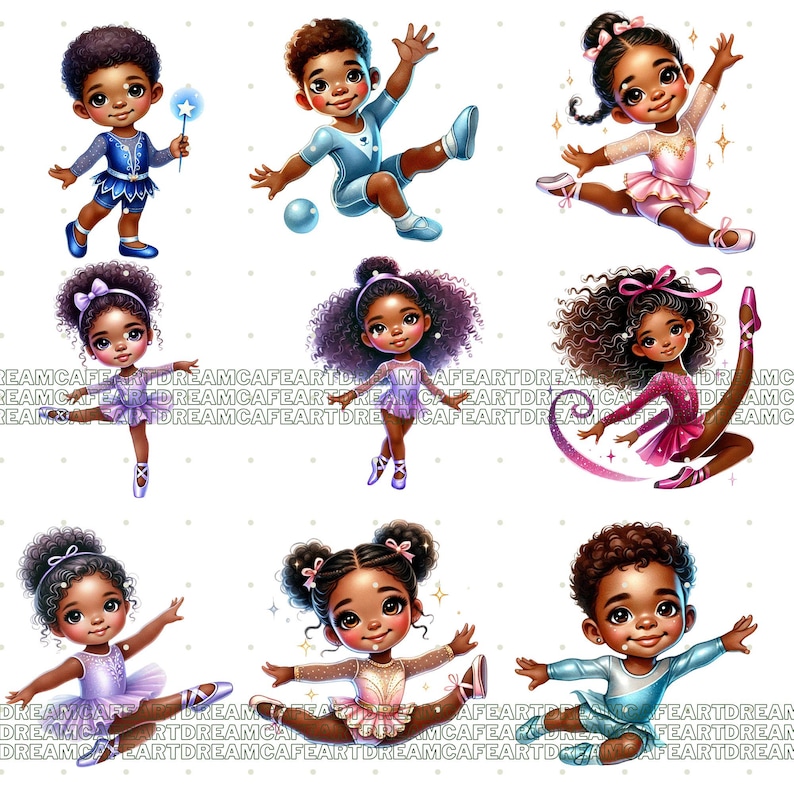 65 Gymnastics png, gymnastics clipart, gymnastics girl clipart, black girl gymnastics clipart,gymnastics girls clipart,black girl clipart image 8