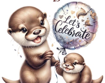 13 Baby otter clipart, baby otter print, otter png, cute otter clipart, otter clipart, sea otter clipart, baby otter png, cute otter png