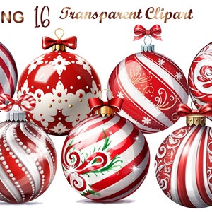 16 Watercolor Christmas Bauble png, Bauble  png, Watercolor Christmas Bauble png, Mixed Media,Digital Paper Craft,Sublimation,Commercial USe