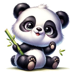 11 Panda Clipart, Watercolor panda, JPGs, Commercial use, Digital Download,Watercolor Clipart,Card Making,Clip Art,Digital Paper Craft