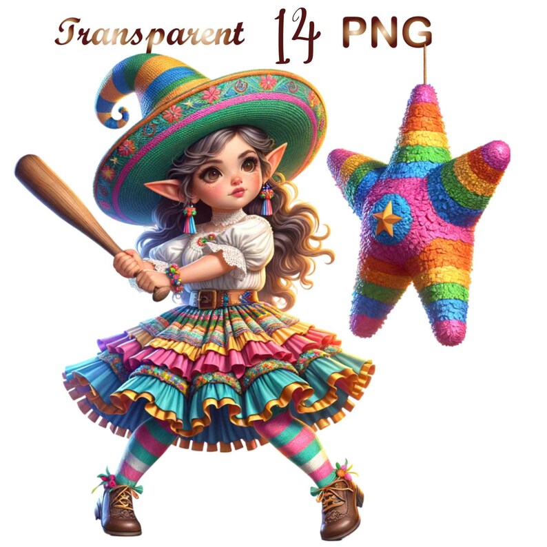 14 PNG, Cinco De Mayo Png, Cinco De Mayo Clipart, Elves Clipart Bundle ...
