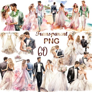 60 Wedding Day Clipart  PNG,Just Married Clipart,Wedding Clipart,Bride Clipart,Bridal Gowns Clipart,Wedding Clip Art,Dresses,Commercial USe