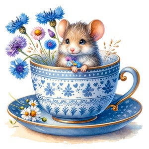 26 PNG, Mouse Clipart bundle, Mouse in a cup png, Baby Mouse Clipart, Mouse Clip Art, Commercial USe, Digital Download