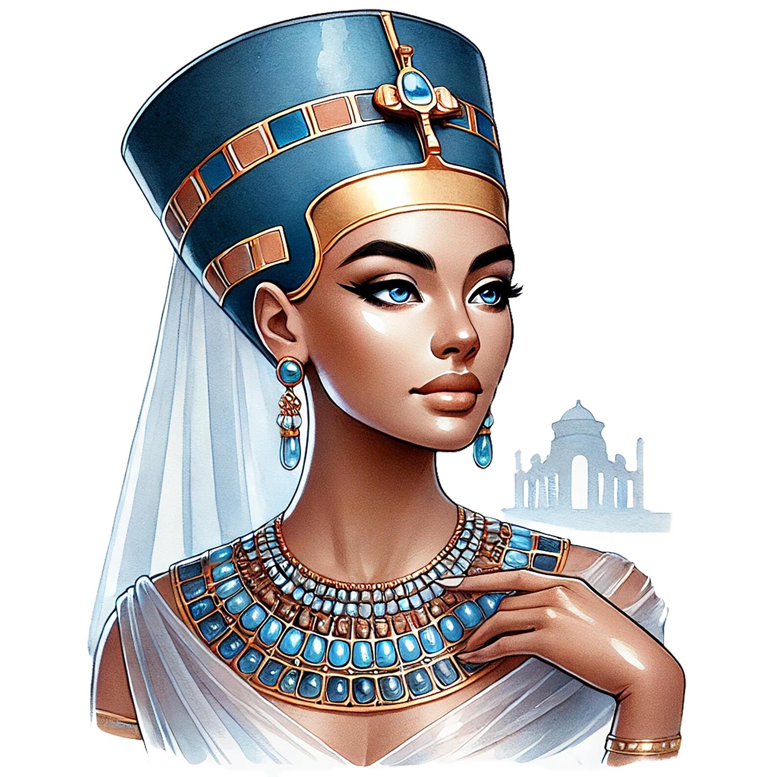80 PNG, Watercolor Ancient Egypt Clipart Bundle, Egypt Pharaoh Clipart ...