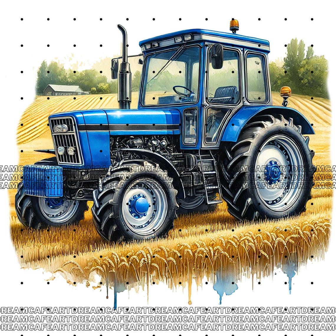 Tractor Graphics Panel 53 PNG Farm Tractors Clipart Bundle, Rustic Tractor Graphics Designs ...