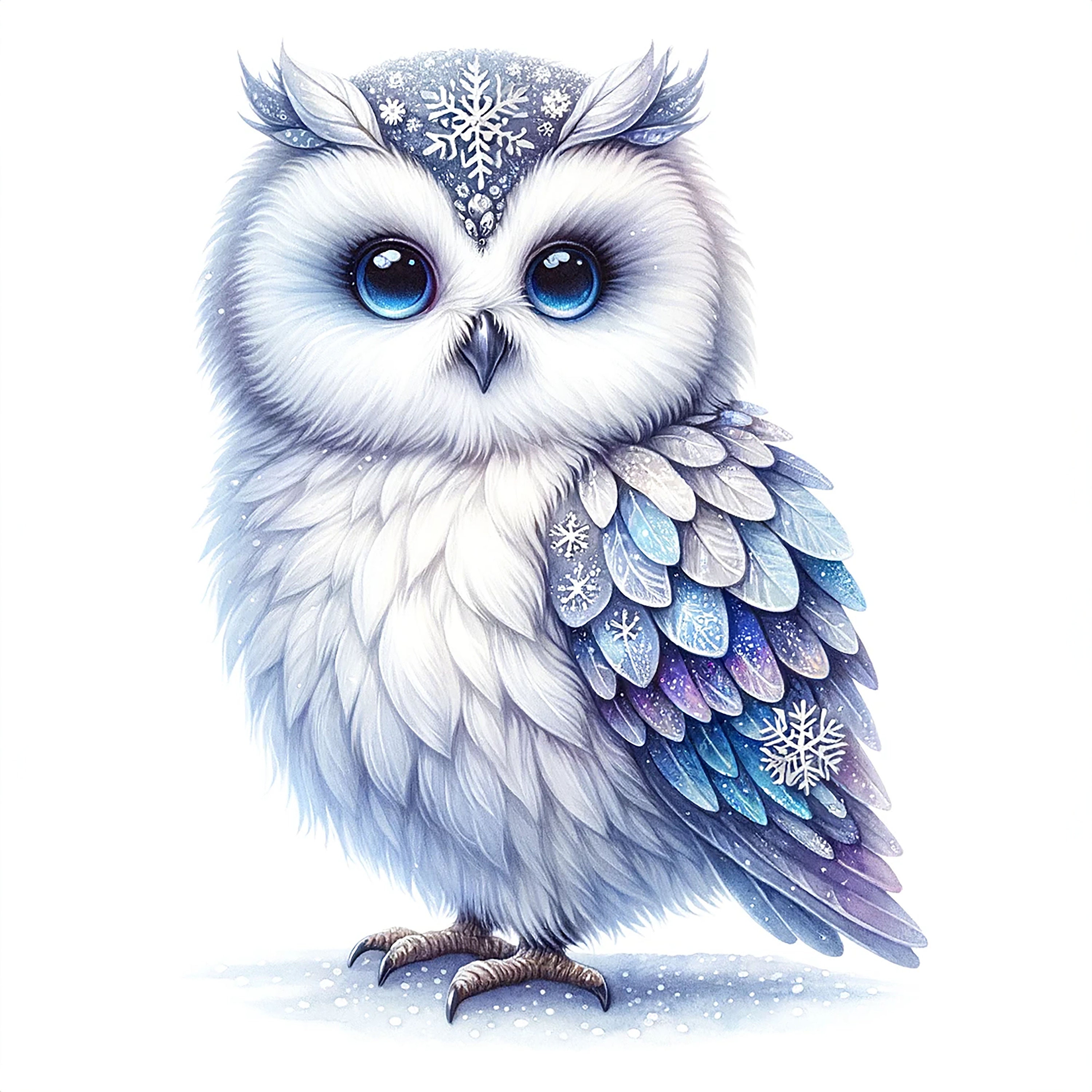 20 Jpgs, Winter Owl Clipart Bundle, Cute Owl Clipart, Colorful Owls ...