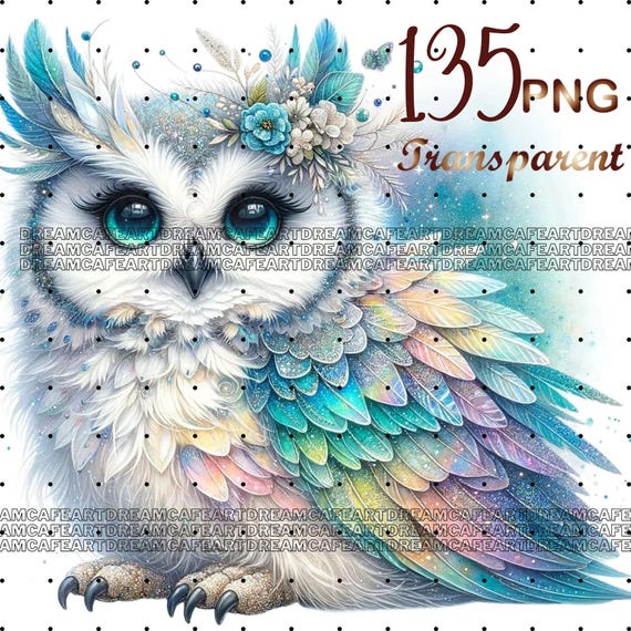 Owl Clipart bundle 135 PNG, Sparkling Owl Sublimation, Colorful Owls, Owl artwork, Owl printable, Digital Download, Card Making