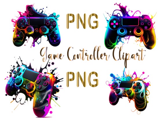 Gaming Controller Clipart 10 High-quality Images Wall Art Digital