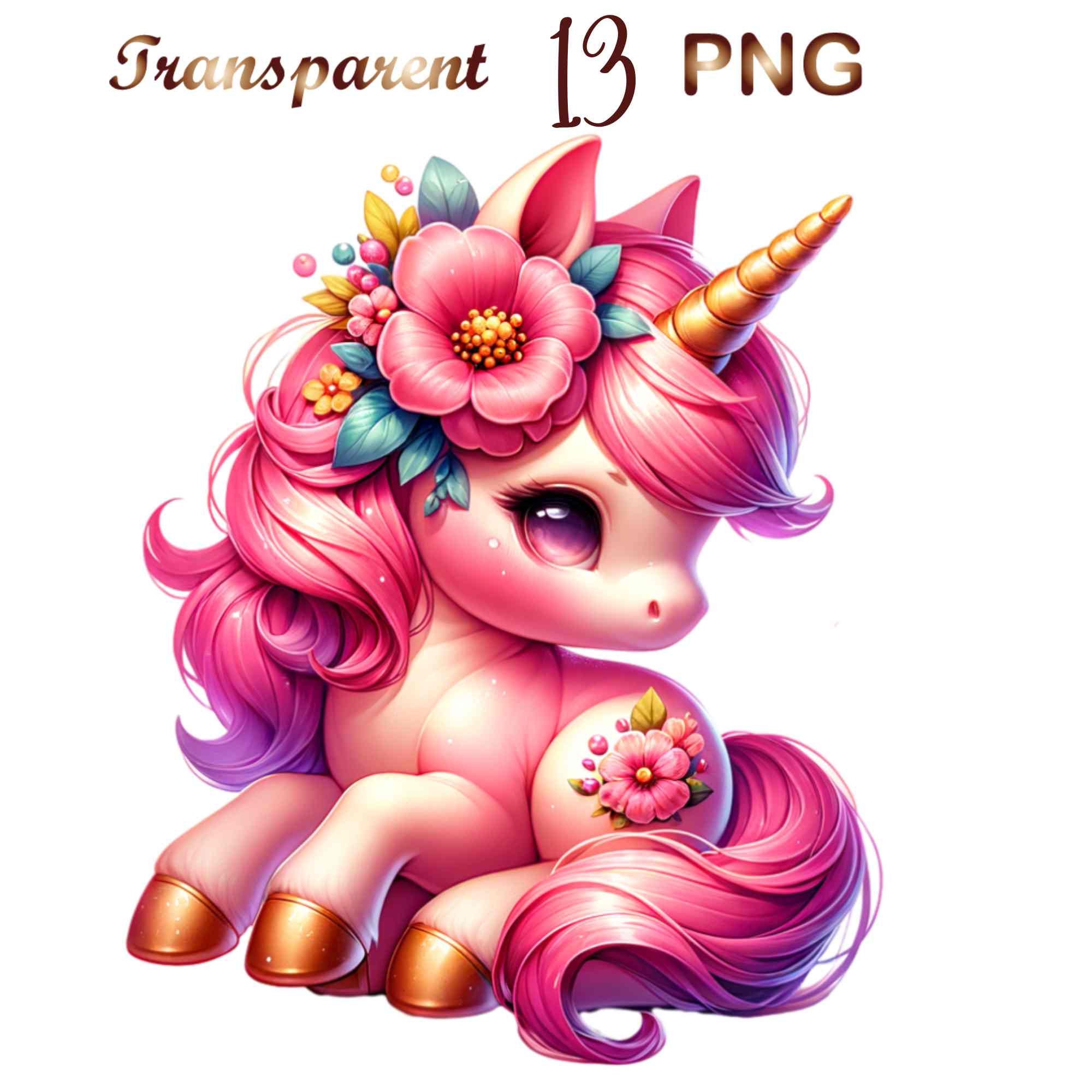 13 PNG Baby Unicorn Watercolor Clipart, Unicorn Сlip Art, Cute Unicorn,  Baby Unicorn Png, Unicorn Clip Art, Pink Gold Unicorn,commercial Use - Etsy, image size:2000x2000