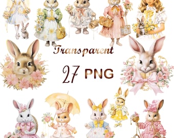 27 Glamorous Bunny png, Bunnies Clipart, Rabbit Clipart, cute bunny png, sublimation design, commercial use, digital download, sublimation