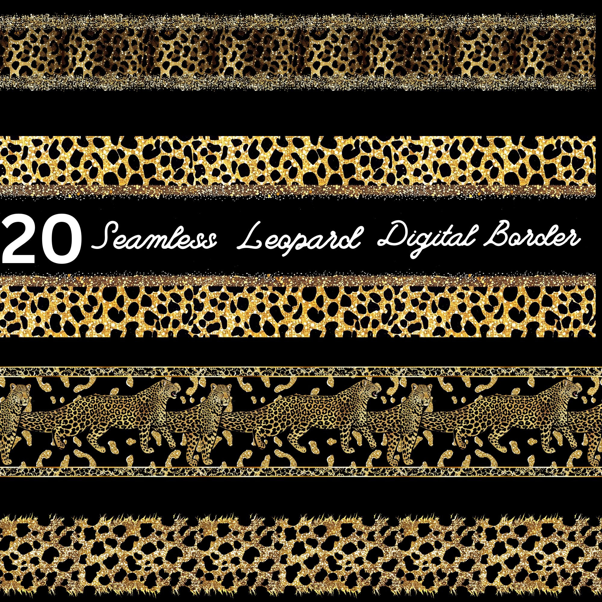 20 PNG, Black Gold Leopard Seamless Border,cheetah Pattern,gradient Digital  Paper,cheetah Digital Paper,leopard Print,leopard Wrapping Paper - Etsy, image size:2000x2000