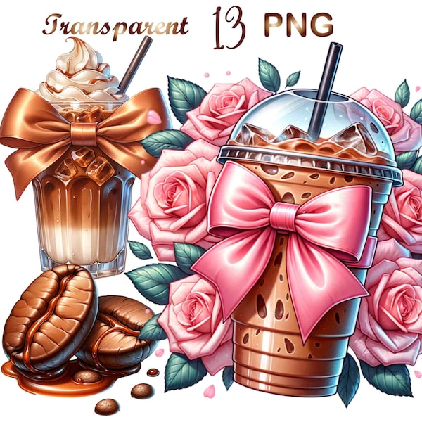 13 Clipart coffee, coffee watercolor clipart, cute coffee clipart, coffee clipart png,coquette png, coffee clipart, coffee bean clipart