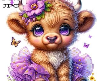 1 PNG, cute highland cow png, cute highland cow sublimation,highland cow painting,cute highland cow sublimation,Sublimation,dtf png,dtf
