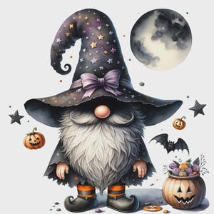 26 PNG, Halloween Gnome clipart bundle, gnome clipart bundle, autumn gnome,autumn fall gnome clipart, happy fall gnome,gnome clipart pumpkin image 2