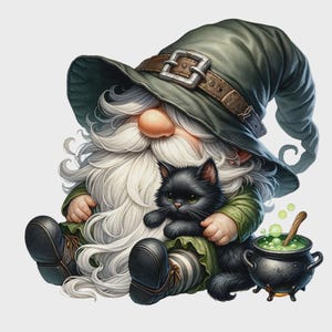 26 PNG, Halloween Gnome clipart bundle, gnome clipart bundle, autumn gnome,autumn fall gnome clipart, happy fall gnome,gnome clipart pumpkin image 10