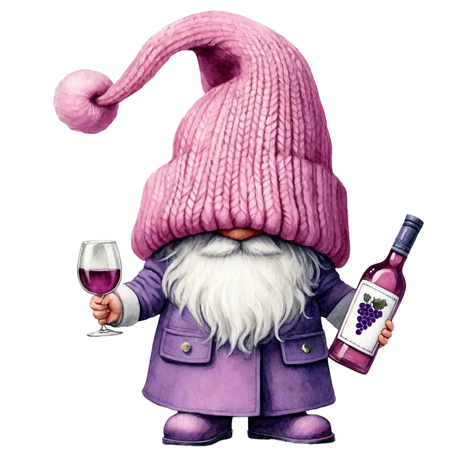 18 PNG, Wine Gnome Bundle Clipart, Drunk Gnome PNG, Gnome Png ...