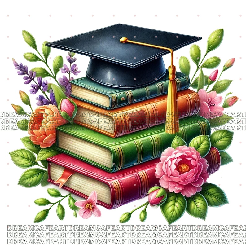 122 PNG Graduation clipart bundle, diploma clipart, graduation hat ,graduation cap, college clipart, Commercial Use, Digital Download image 8