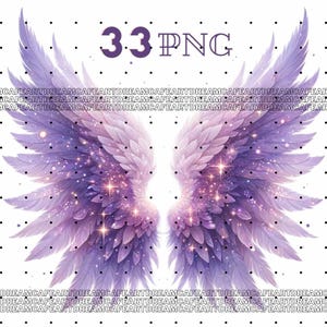 33 Angel Wings Clipart, Halo clipart, Heaven Clipart, White wings PNG, Fairy Wings, Custom Portrait, Sublimation, Planner Stickers