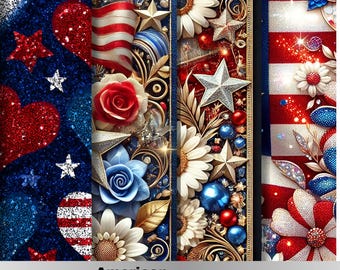 60 Old Patriotic USA Background Papers – Digital 12x12" Scrapbook Bundlecollage papers, digital papers bundle, digital papers