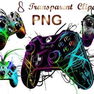 8 Game Controller clipart, Game controller png, gamer png, gamer clipart, game  video game png, gaming png, gaming clipart, gamer