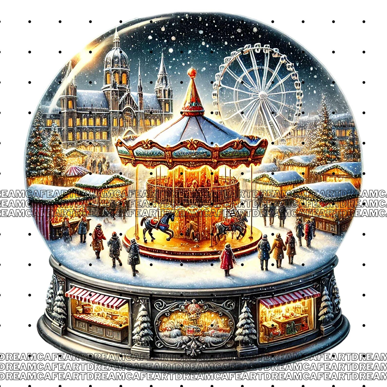 26 PNG, Christmas Snow Globes Clipart Bundle, Set 3, Festive Globe ...