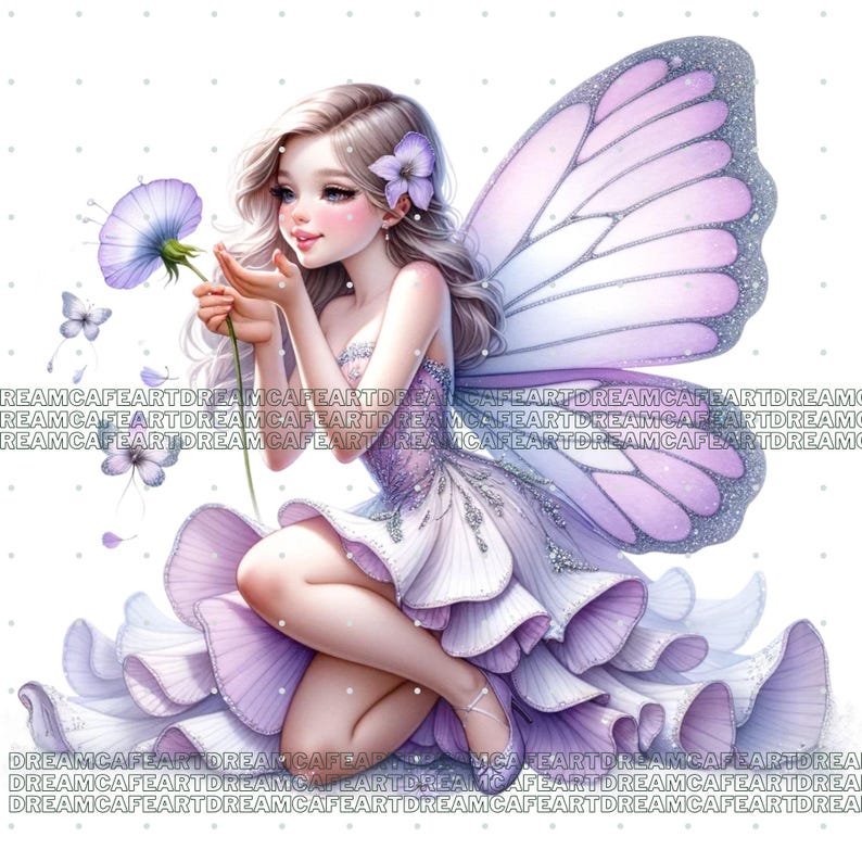 60 Pngs Butterfly Fairy – Whimsical Fantasy Clipart Bundle Set 2 ...